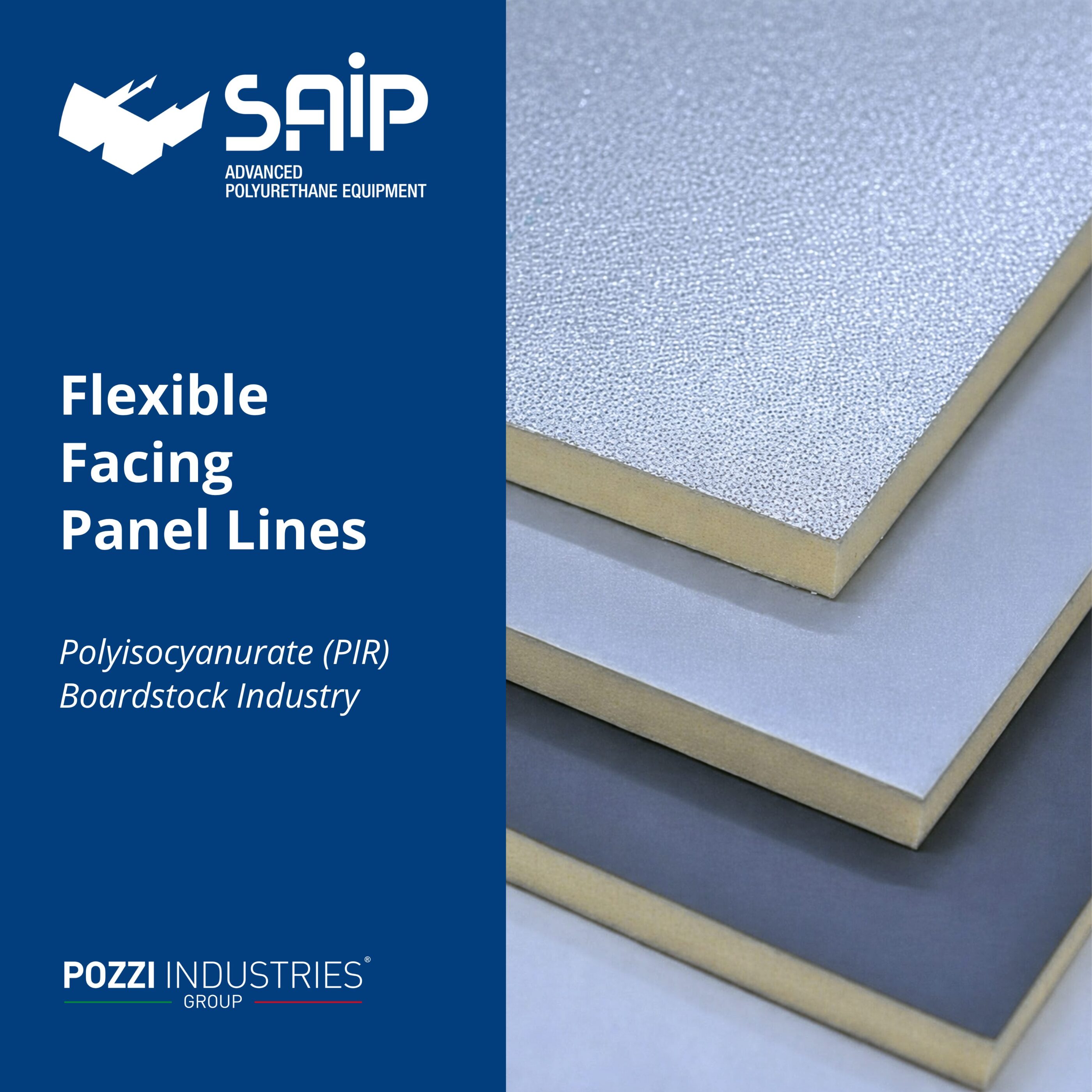 Boardstock Lines for the production of Flexible Facing Insulated Panels
